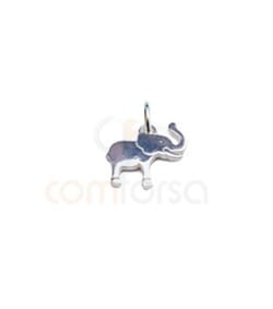 Sterling Silver 925 Elephant Pendant 13x12.5mm