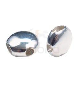 Sterling silver 925 Spacer 10 mm (3 holes)