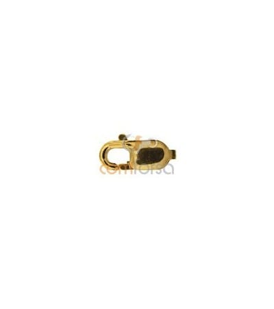 18kt Yellow gold lobster clasp without jumpring 8.5 mm