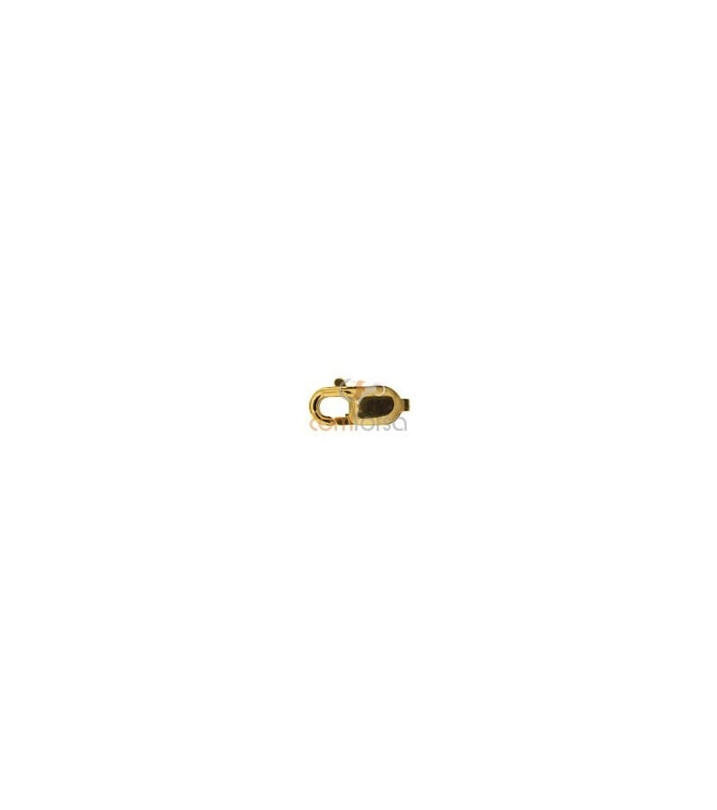 18kt Yellow gold lobster clasp without jumpring 8.5 mm