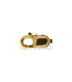 18kt Yellow gold lobster clasp without jumpring 8.5 mm