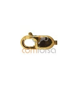 18kt Yellow gold lobster clasp without jumpring 13.5 mm