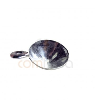 Sterling Silver 925 Pendant for 10 mm rivoli