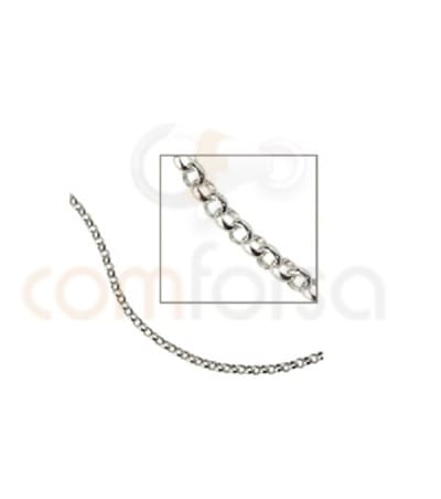 Sterling silver 925 belcher oval chains 2mm (grammes)